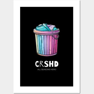 Funny outfit for the stressed, stubborn, bucket, bucket list, gift "CRSHD" Posters and Art